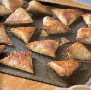 Spinach Phyllo Triangles