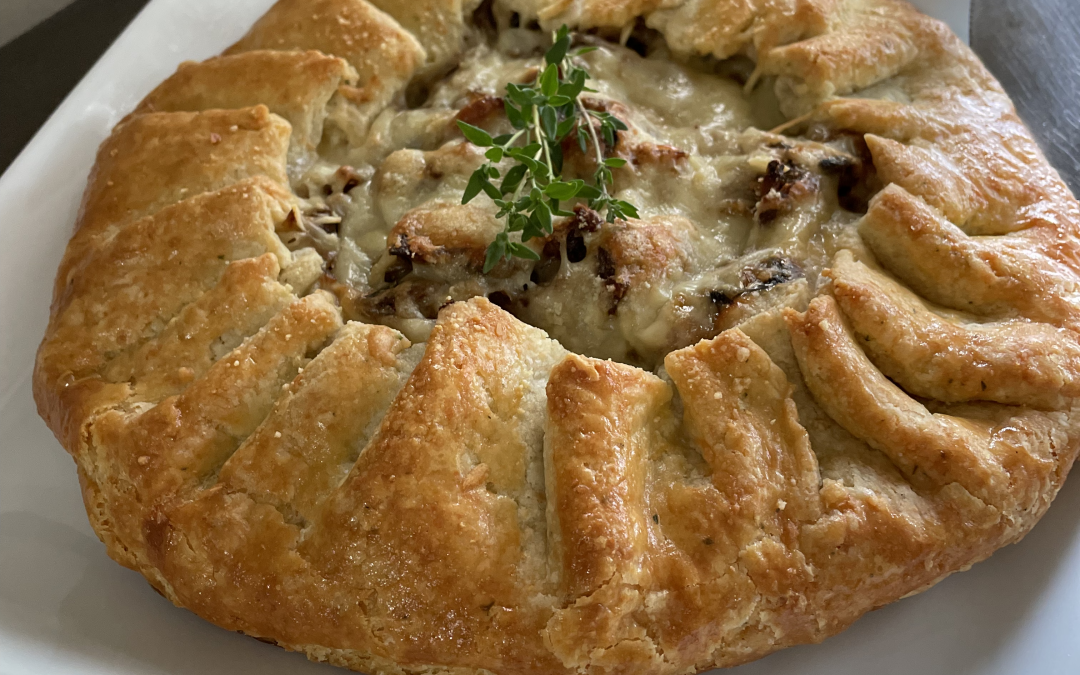 Julie Schreibers Leak and Mushroom Galette