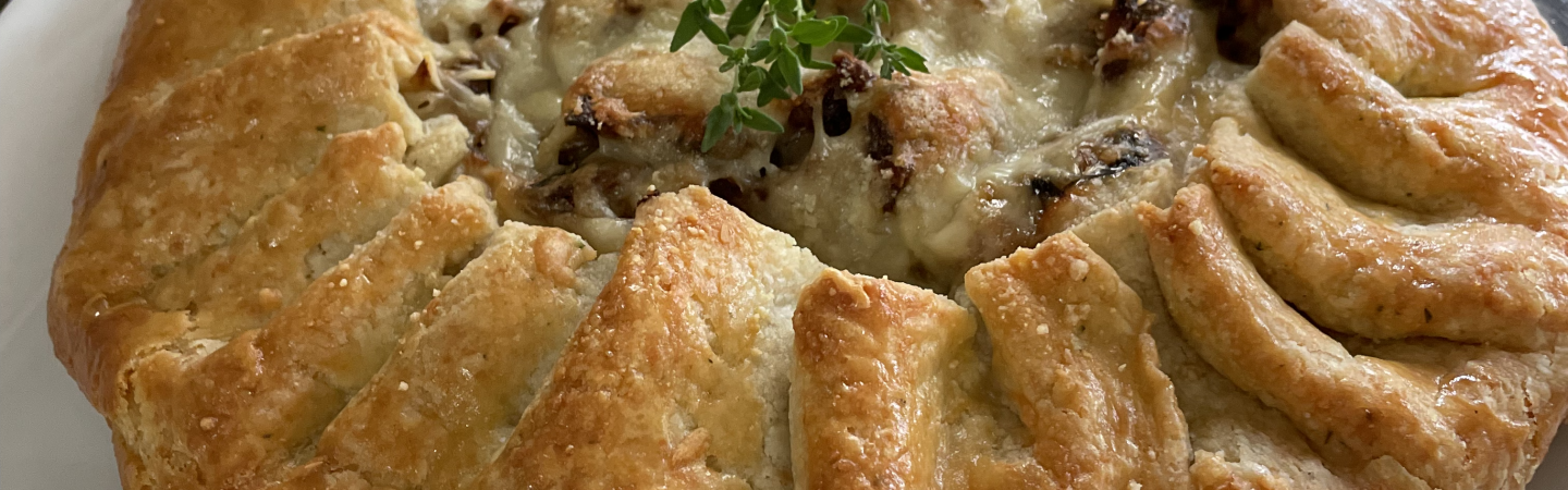 Julie Schreibers Leak and Mushroom Galette