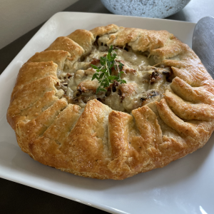 Julie Schreibers Leak and Mushroom Galette