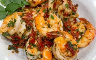 Pan-Seared Shrimp with Sundried Tomatoes
